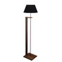 Opviq AYD-3130 Lámpara de Pie de Madera Negra
